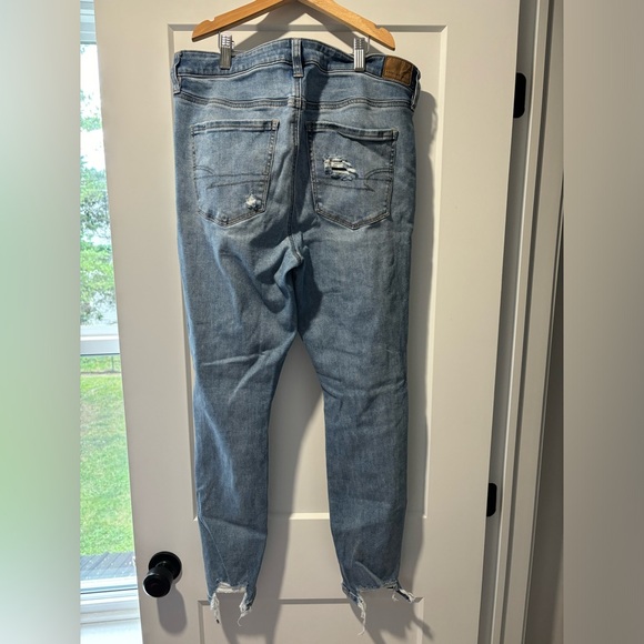 AE Next Level Stretch High Waisted Ripped Jegging - Picture 5 of 5